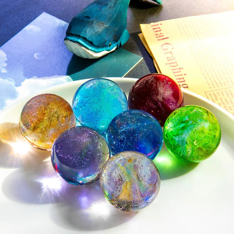 Starlight Sphere – Glowing Crystal Orb | Fantasy Celestial Relic