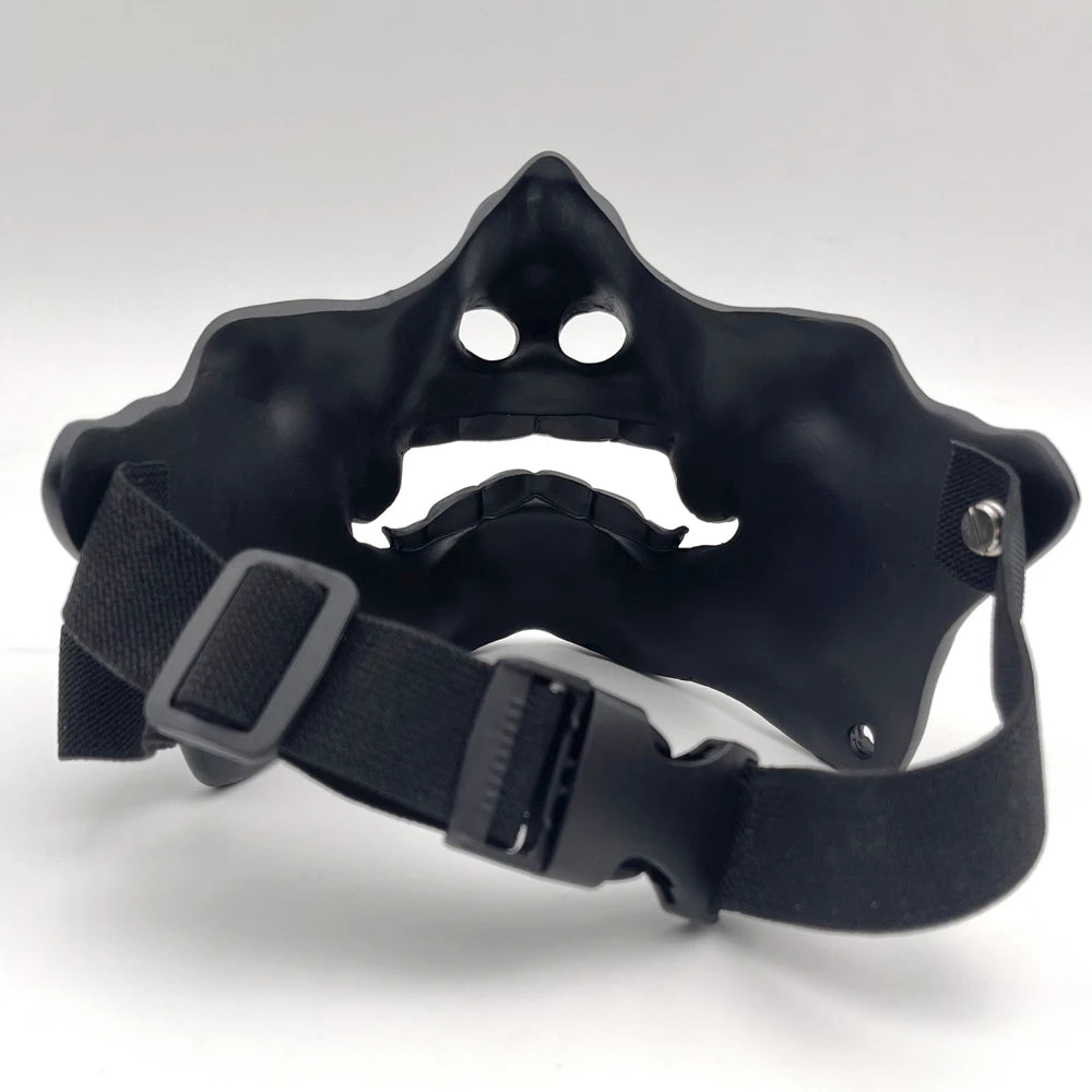 Cursed Oni Mask of the Black Moon — Premium Display Mask