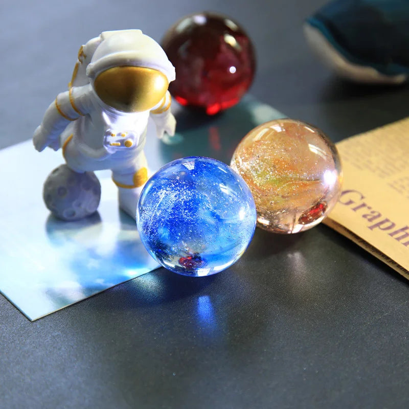 Starlight Sphere – Glowing Crystal Orb | Fantasy Celestial Relic