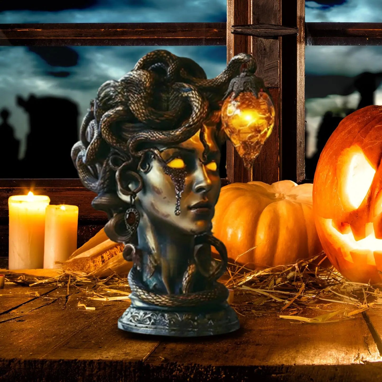 The Gorgon Effigy — Relic of the Stonebound Queen