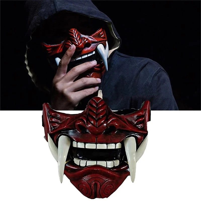 Menpo of the Fallen Warrior — Samurai Lower‑Face Mask