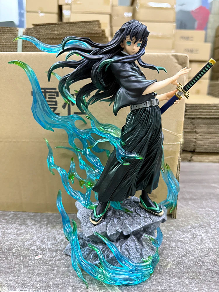 Mistblade Guardian — 33cm Premium Anime Resin Statue
