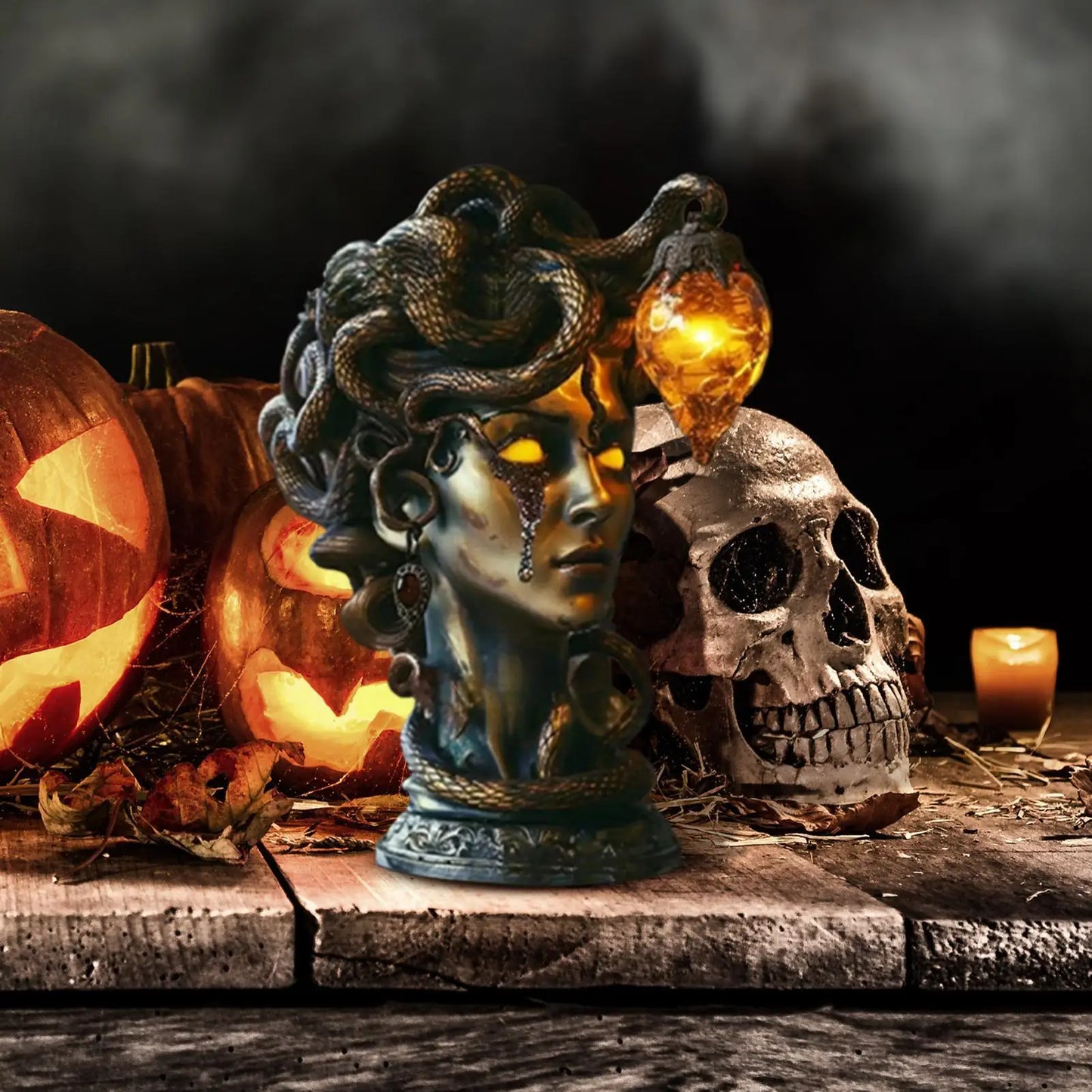 The Gorgon Effigy — Relic of the Stonebound Queen