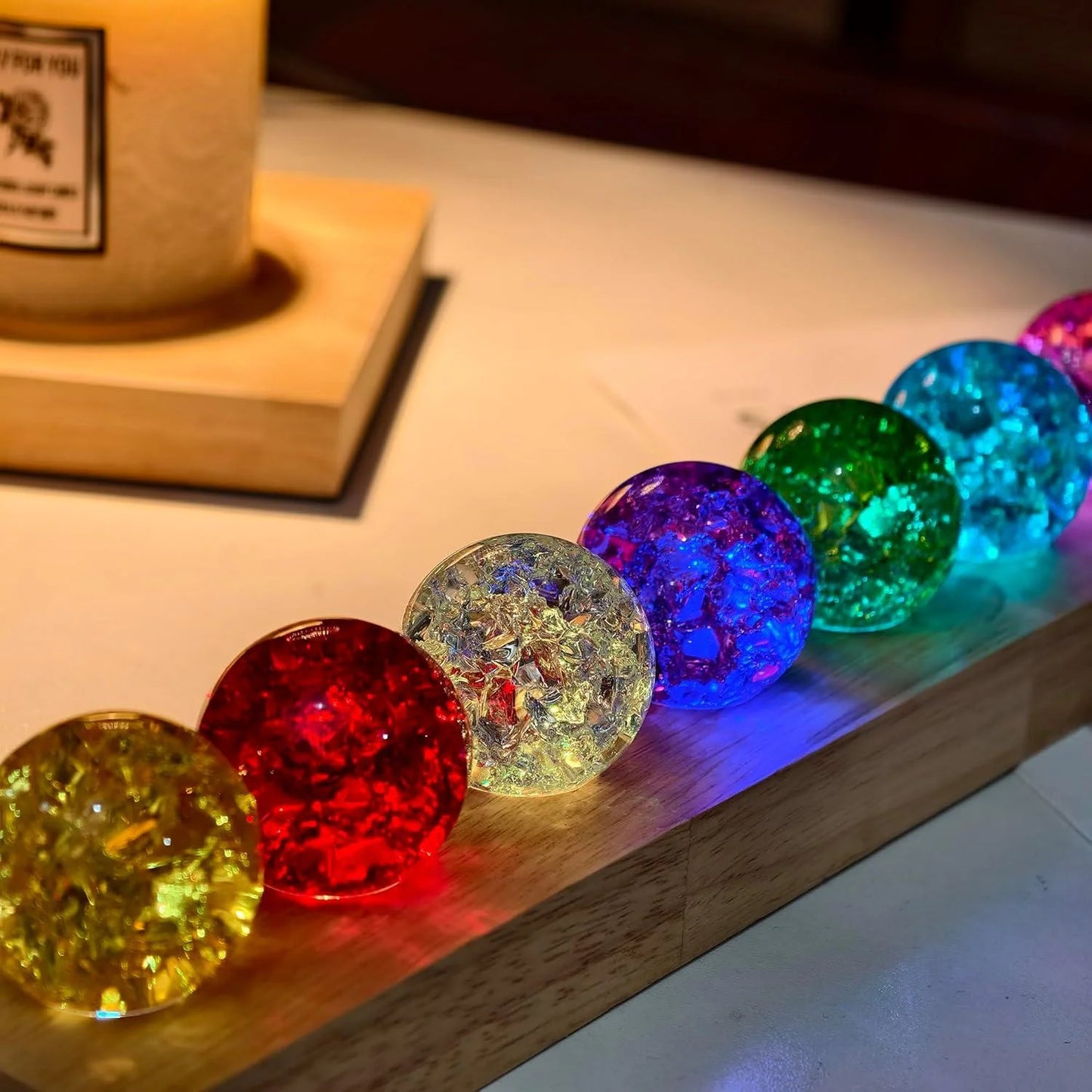 Starlight Sphere – Glowing Crystal Orb | Fantasy Celestial Relic