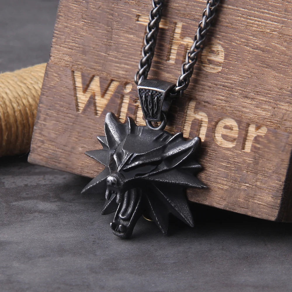Witcher Wolf Medallion – Premium Metal Collector Pendant (Boxed Edition)