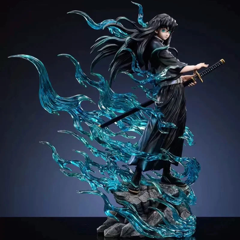 Mistblade Guardian — 33cm Premium Anime Resin Statue