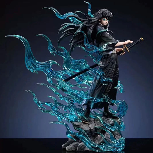 Mistblade Guardian — 33cm Premium Anime Resin Statue