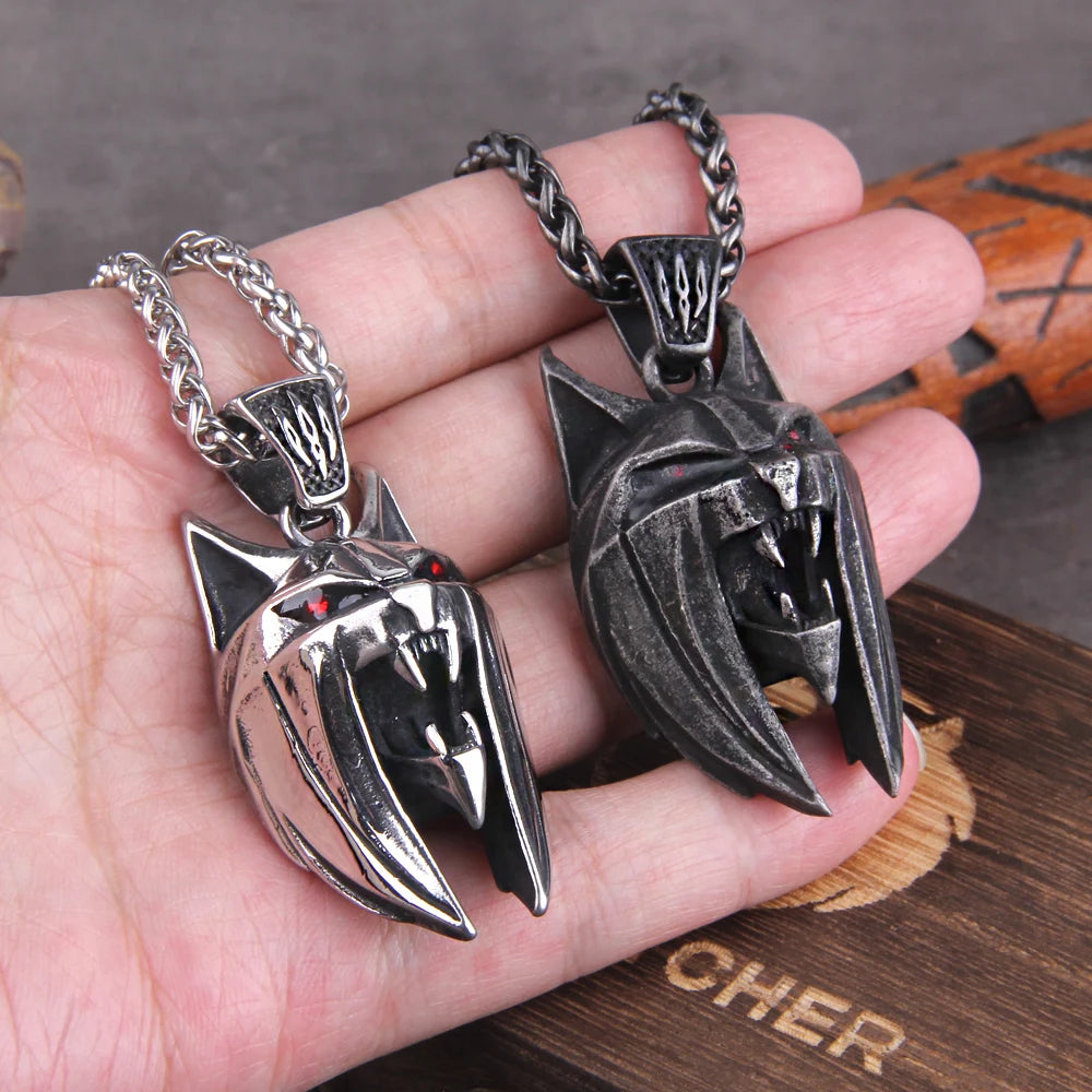 Witcher Wolf Medallion – Premium Metal Collector Pendant (Boxed Edition)