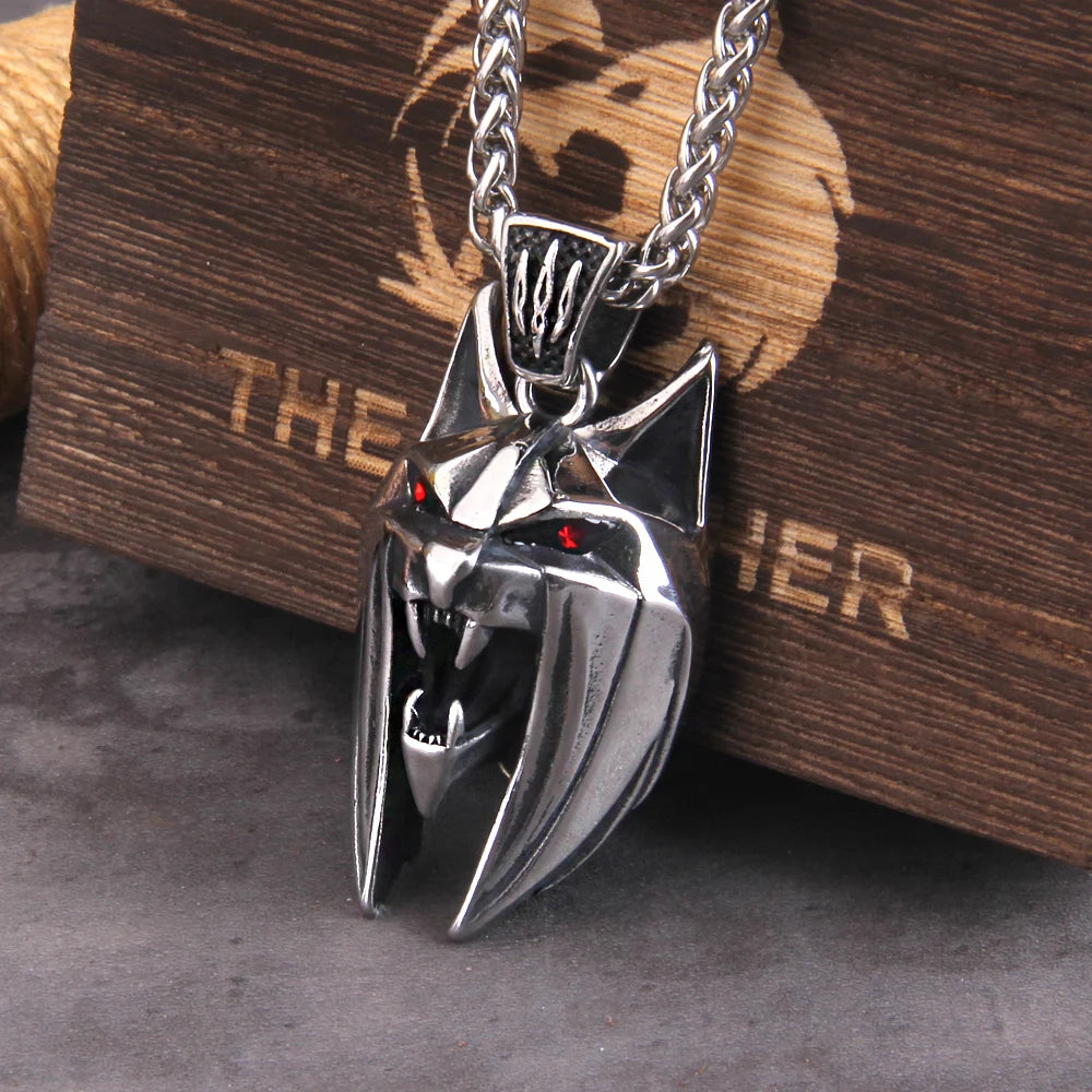 Witcher Wolf Medallion – Premium Metal Collector Pendant (Boxed Edition)